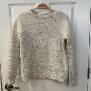 Workshop Republic Clothing Cream Textured Top